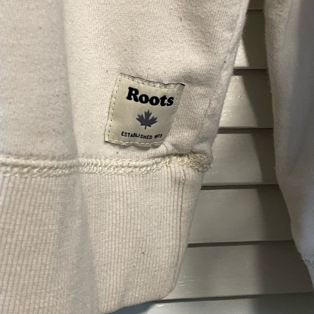 Roots White Sweatshirt with Colourful Logo - Picture 3 of 6